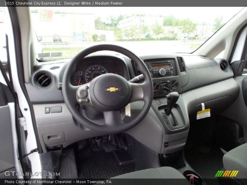 Designer White / Medium Pewter 2015 Chevrolet City Express LS