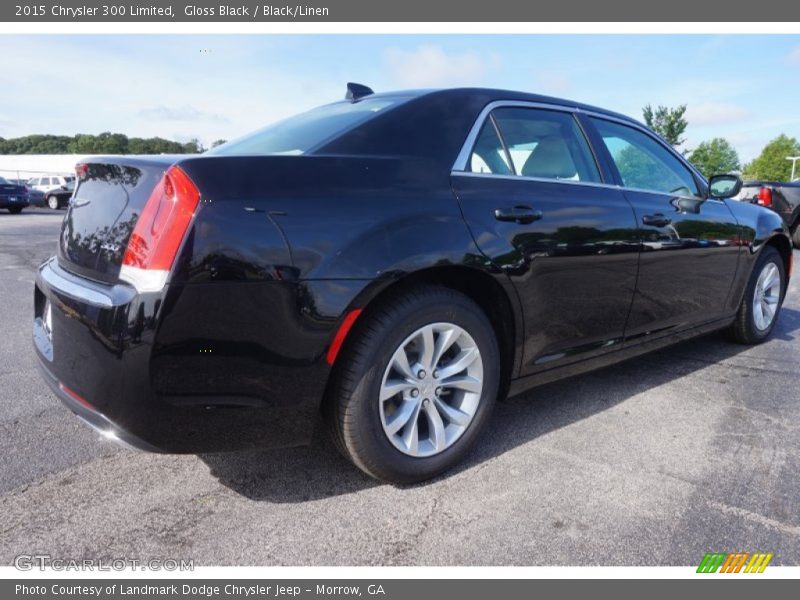 Gloss Black / Black/Linen 2015 Chrysler 300 Limited