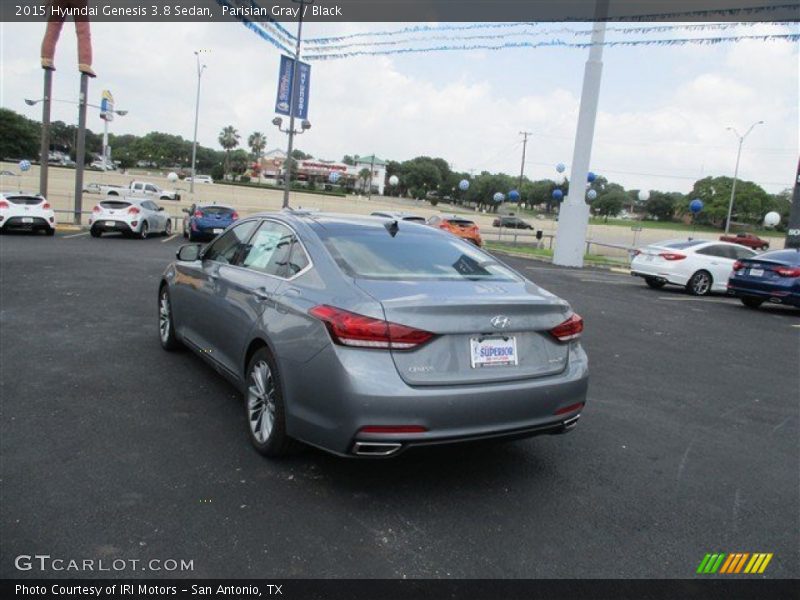 Parisian Gray / Black 2015 Hyundai Genesis 3.8 Sedan