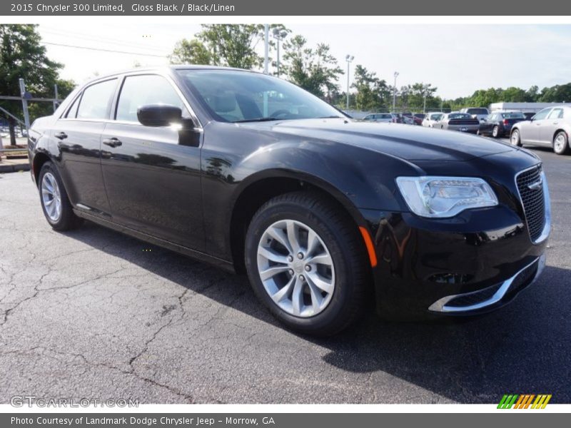 Gloss Black / Black/Linen 2015 Chrysler 300 Limited