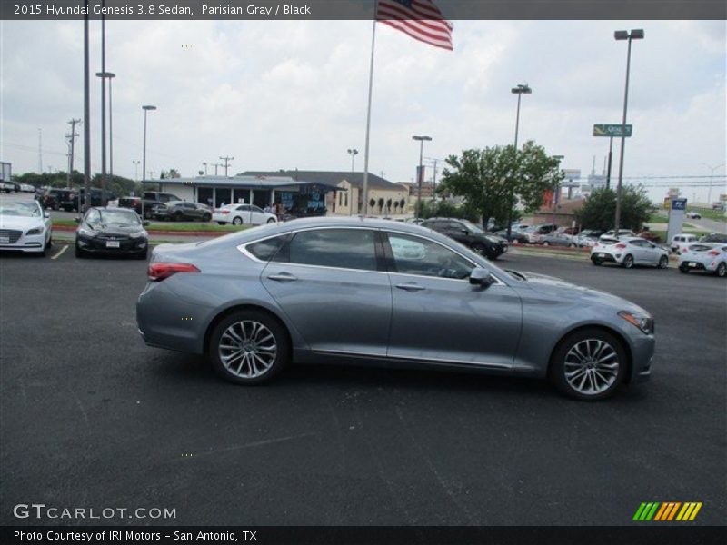 Parisian Gray / Black 2015 Hyundai Genesis 3.8 Sedan