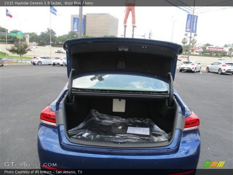 Ibiza Blue / Ivory 2015 Hyundai Genesis 3.8 Sedan