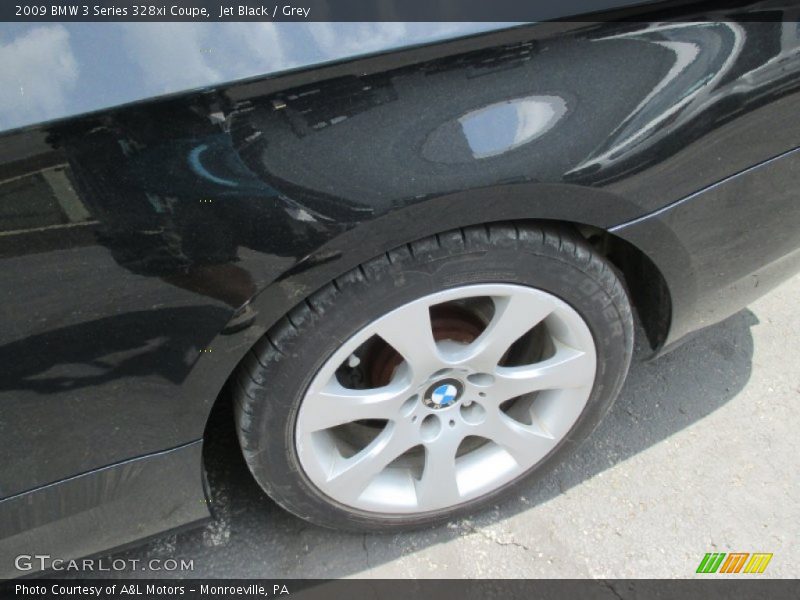 Jet Black / Grey 2009 BMW 3 Series 328xi Coupe