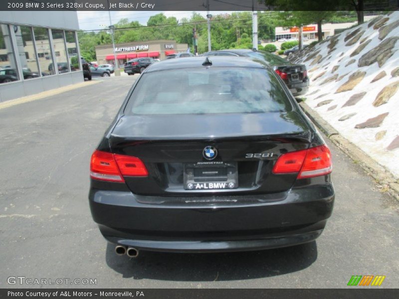 Jet Black / Grey 2009 BMW 3 Series 328xi Coupe