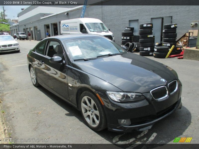 Jet Black / Grey 2009 BMW 3 Series 328xi Coupe