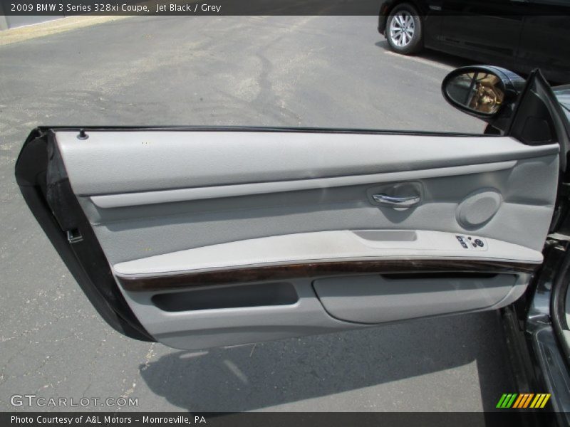Jet Black / Grey 2009 BMW 3 Series 328xi Coupe