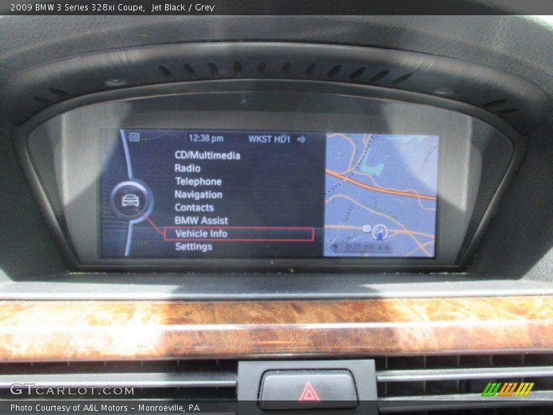 Jet Black / Grey 2009 BMW 3 Series 328xi Coupe