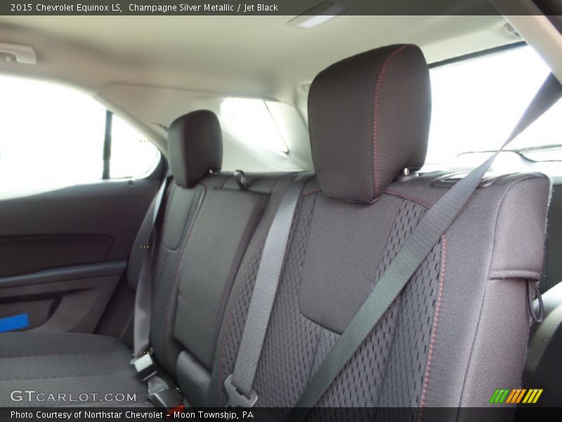 Champagne Silver Metallic / Jet Black 2015 Chevrolet Equinox LS