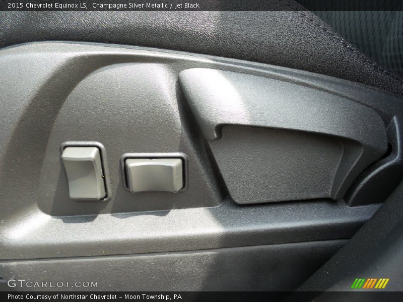 Champagne Silver Metallic / Jet Black 2015 Chevrolet Equinox LS