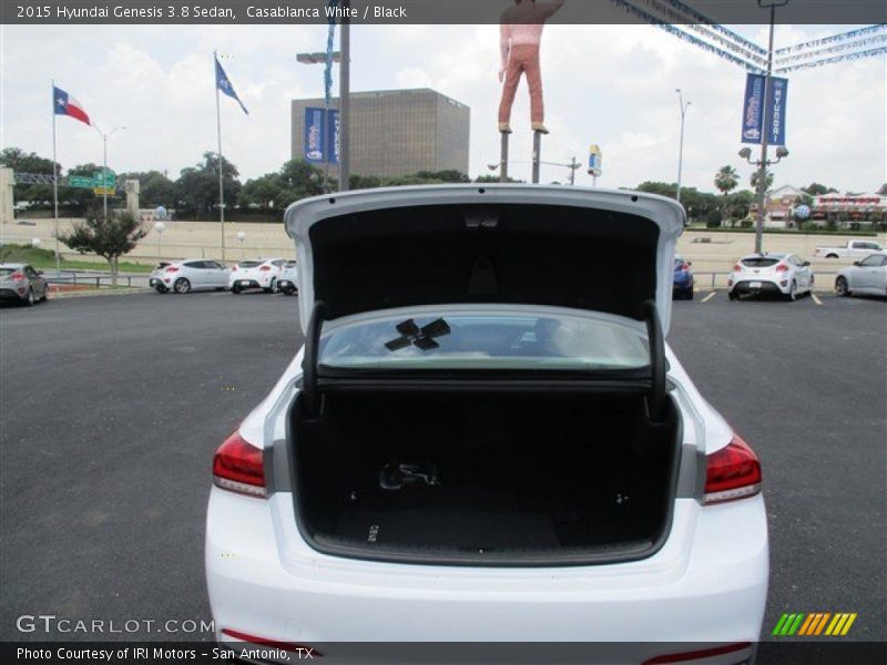 Casablanca White / Black 2015 Hyundai Genesis 3.8 Sedan