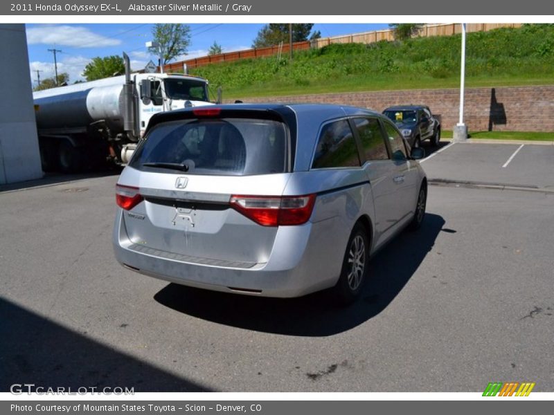 Alabaster Silver Metallic / Gray 2011 Honda Odyssey EX-L