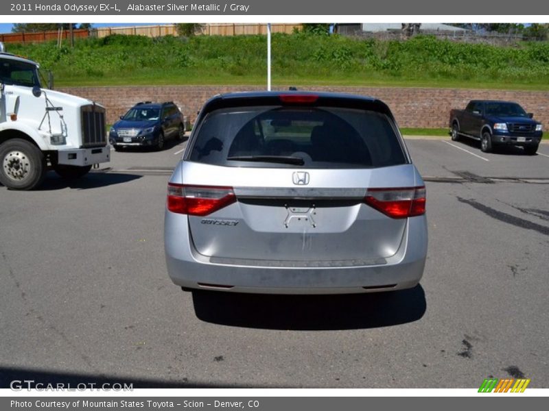Alabaster Silver Metallic / Gray 2011 Honda Odyssey EX-L