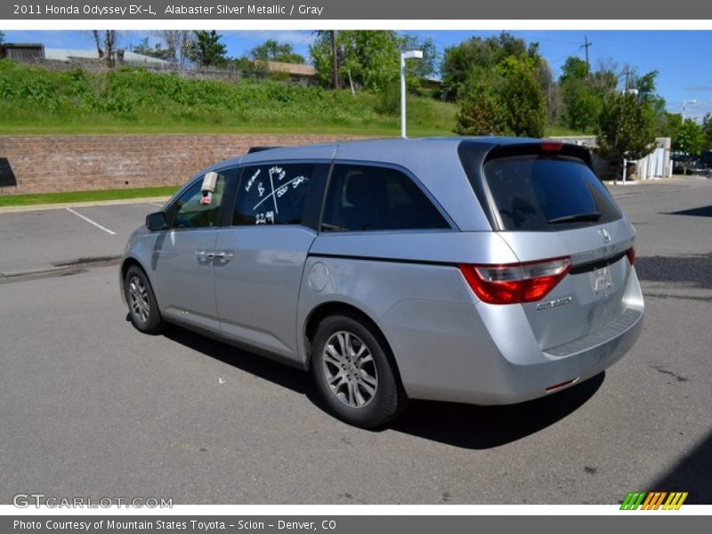 Alabaster Silver Metallic / Gray 2011 Honda Odyssey EX-L