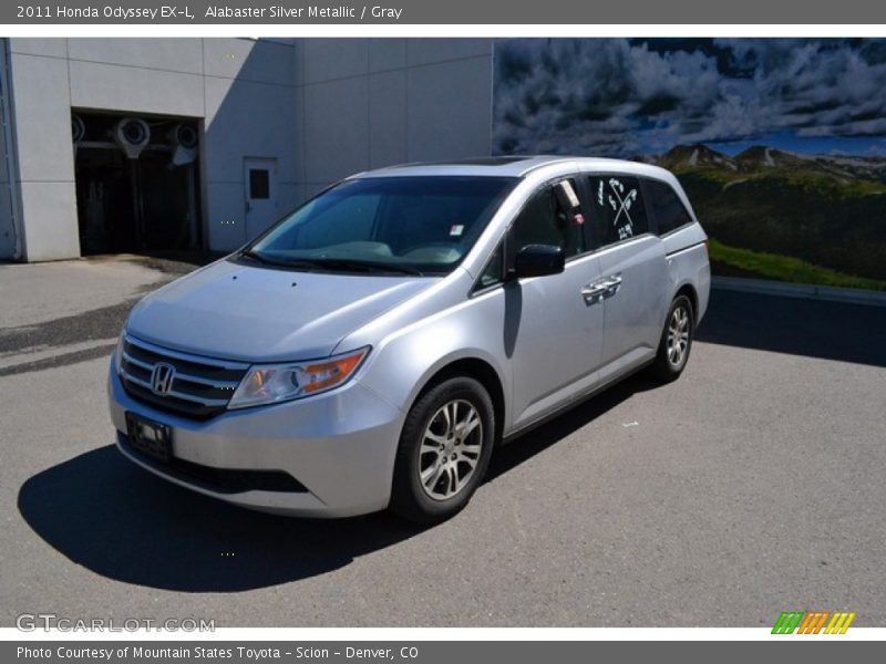 Alabaster Silver Metallic / Gray 2011 Honda Odyssey EX-L
