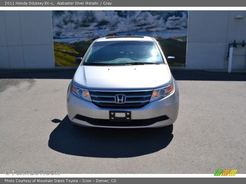 Alabaster Silver Metallic / Gray 2011 Honda Odyssey EX-L