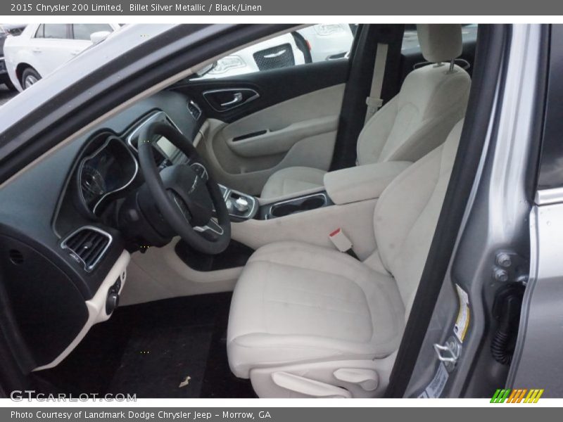 Billet Silver Metallic / Black/Linen 2015 Chrysler 200 Limited