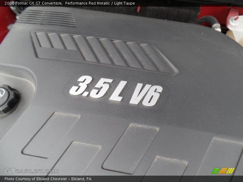 Performance Red Metallic / Light Taupe 2008 Pontiac G6 GT Convertible