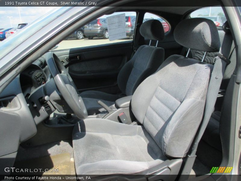  1991 Celica GT Coupe Gray Interior