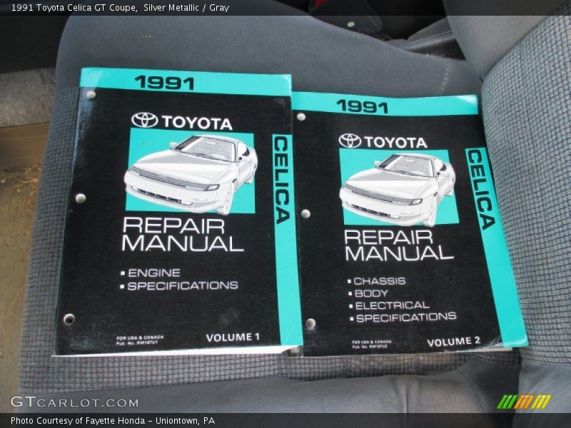 Silver Metallic / Gray 1991 Toyota Celica GT Coupe