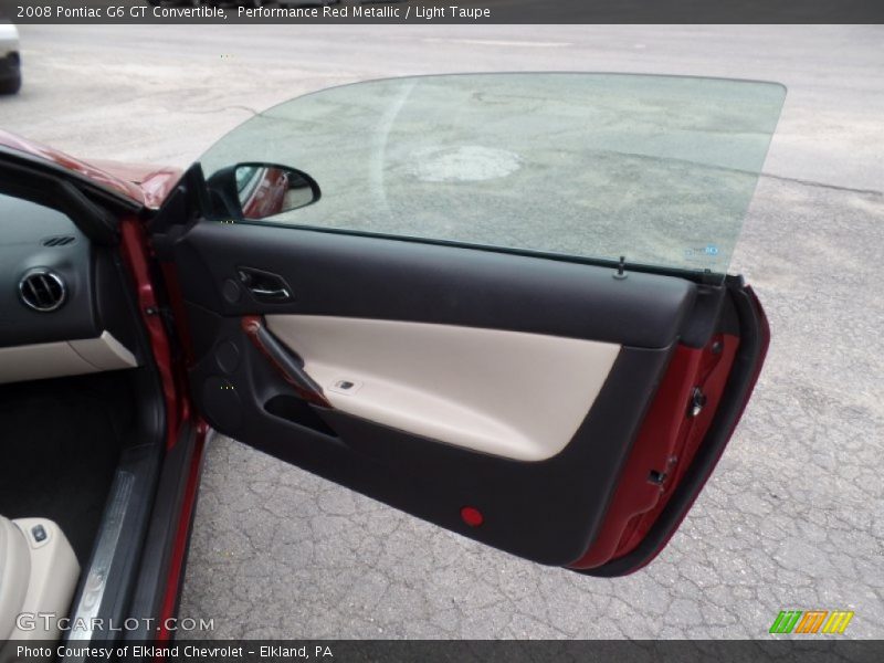 Performance Red Metallic / Light Taupe 2008 Pontiac G6 GT Convertible