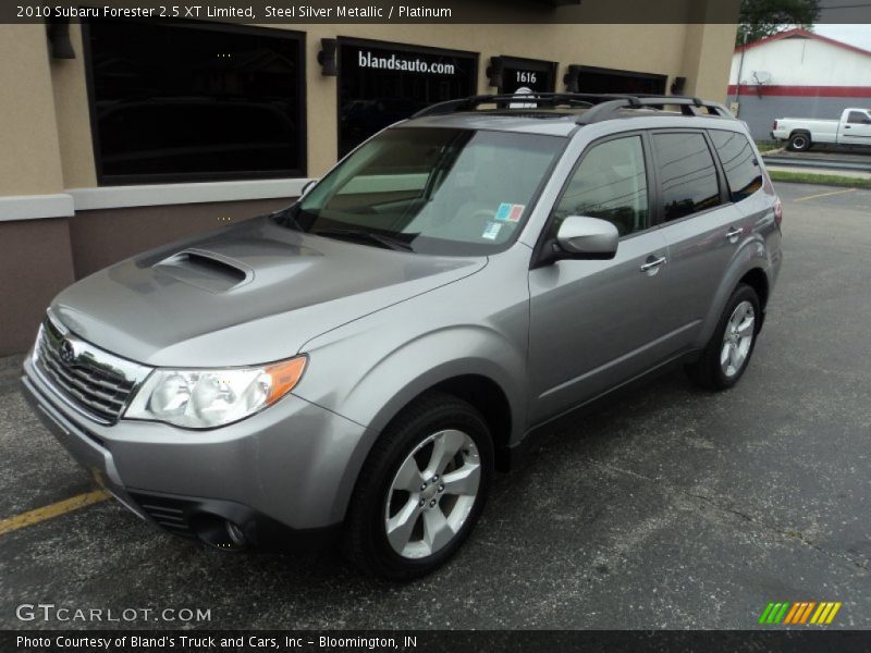 Steel Silver Metallic / Platinum 2010 Subaru Forester 2.5 XT Limited