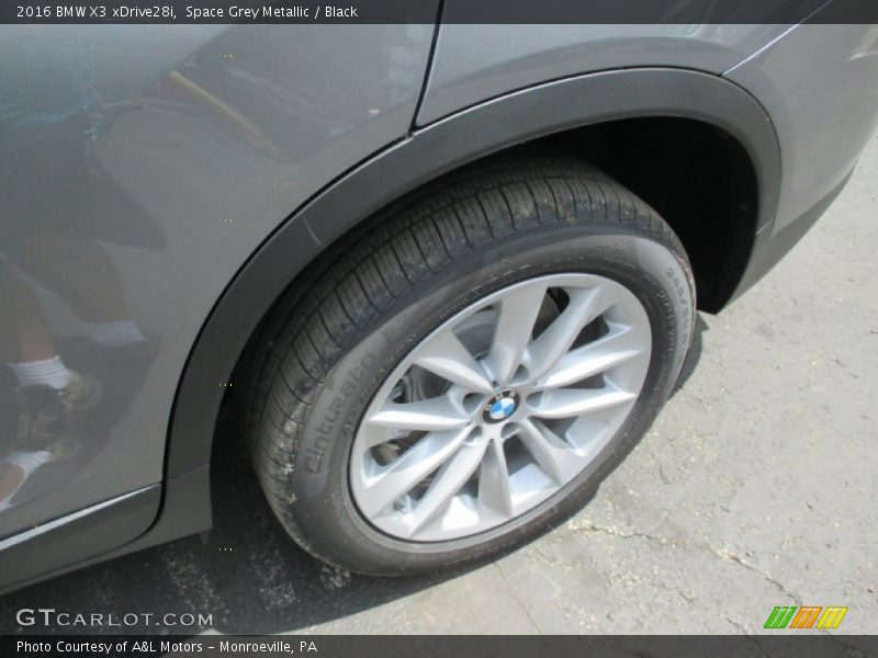 Space Grey Metallic / Black 2016 BMW X3 xDrive28i