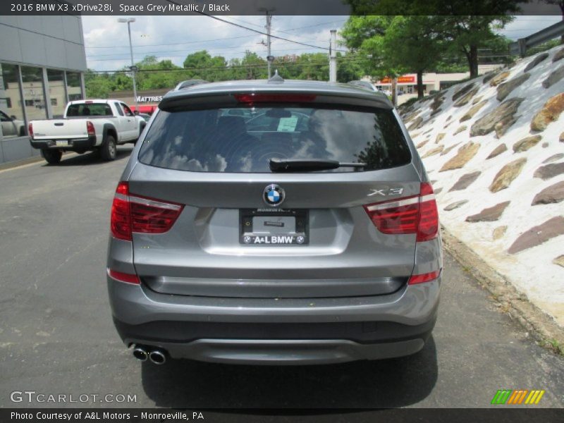 Space Grey Metallic / Black 2016 BMW X3 xDrive28i