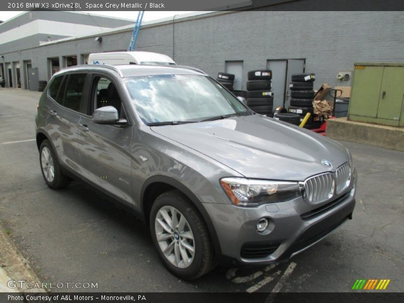 Space Grey Metallic / Black 2016 BMW X3 xDrive28i