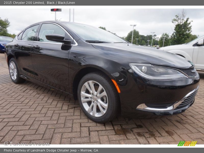 Black / Black/Linen 2015 Chrysler 200 Limited