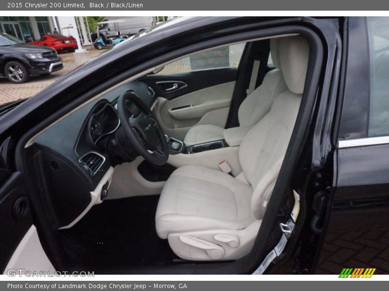 Black / Black/Linen 2015 Chrysler 200 Limited