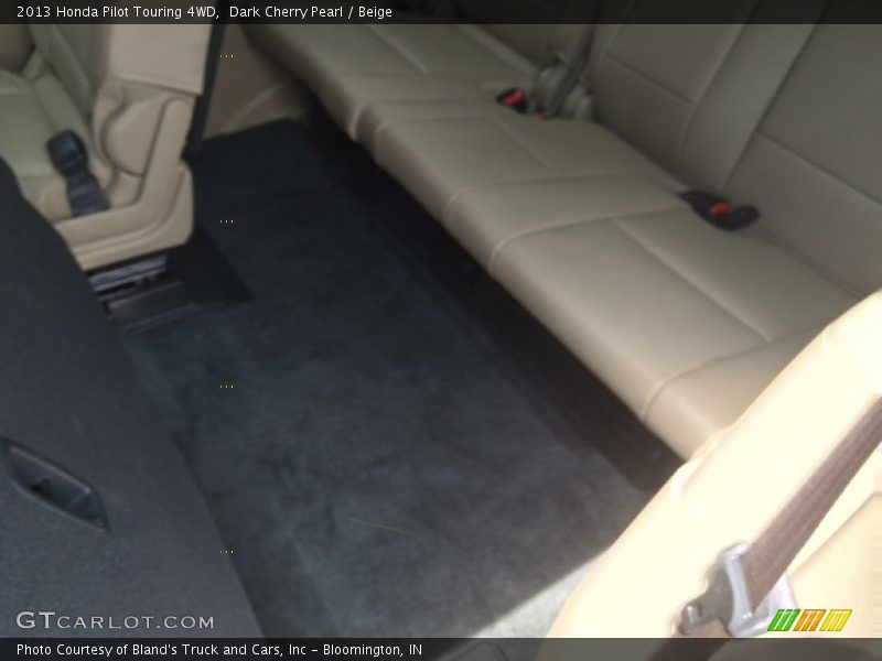 Dark Cherry Pearl / Beige 2013 Honda Pilot Touring 4WD