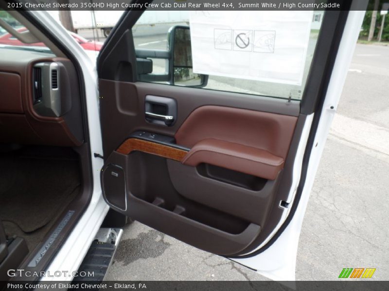Door Panel of 2015 Silverado 3500HD High Country Crew Cab Dual Rear Wheel 4x4