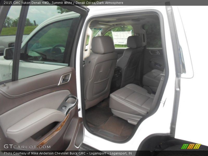 Summit White / Denali Cocoa/Dark Atmosphere 2015 GMC Yukon Denali 4WD