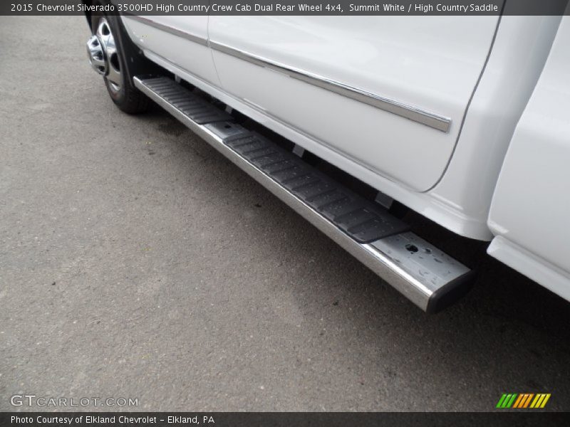 Summit White / High Country Saddle 2015 Chevrolet Silverado 3500HD High Country Crew Cab Dual Rear Wheel 4x4