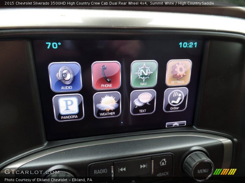 Summit White / High Country Saddle 2015 Chevrolet Silverado 3500HD High Country Crew Cab Dual Rear Wheel 4x4