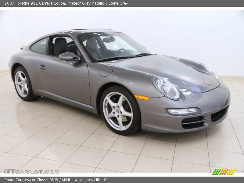 Meteor Grey Metallic / Stone Grey 2007 Porsche 911 Carrera Coupe