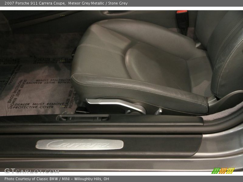 Meteor Grey Metallic / Stone Grey 2007 Porsche 911 Carrera Coupe