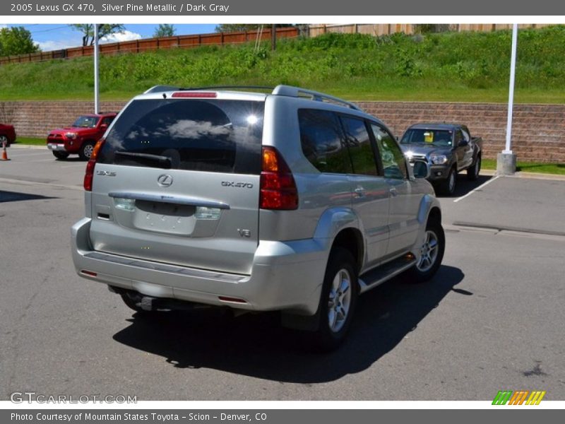 Silver Pine Metallic / Dark Gray 2005 Lexus GX 470