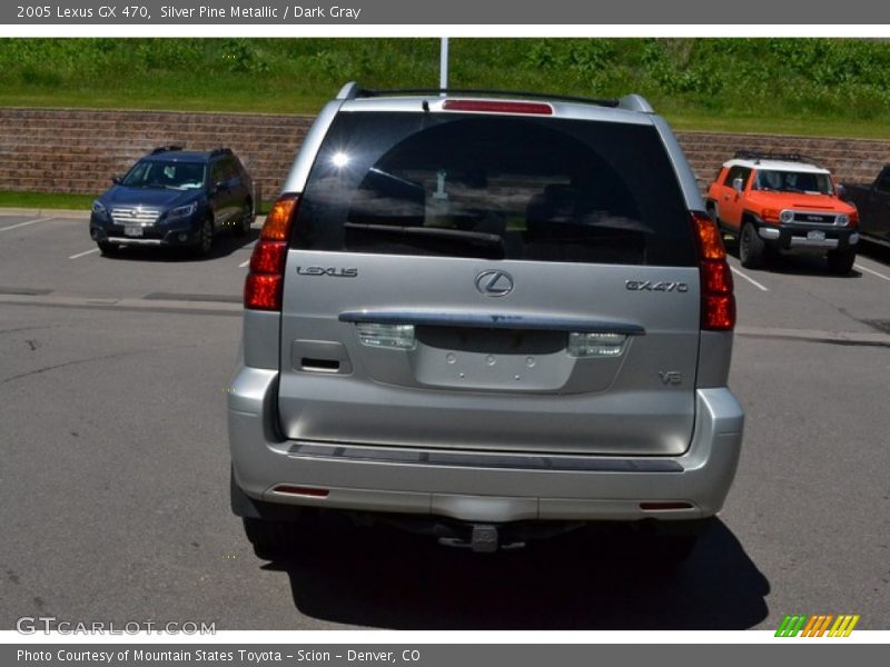 Silver Pine Metallic / Dark Gray 2005 Lexus GX 470