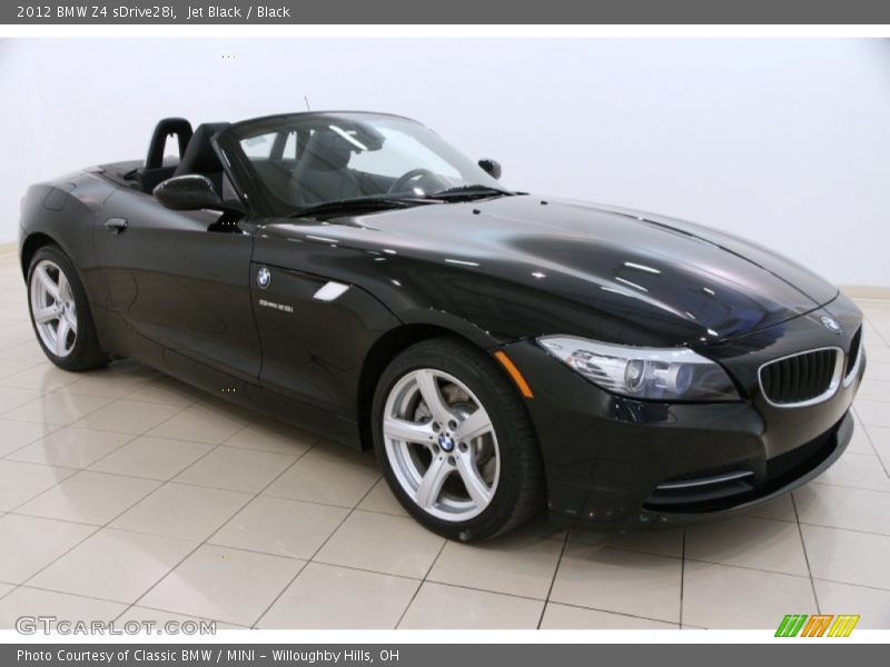 Jet Black / Black 2012 BMW Z4 sDrive28i