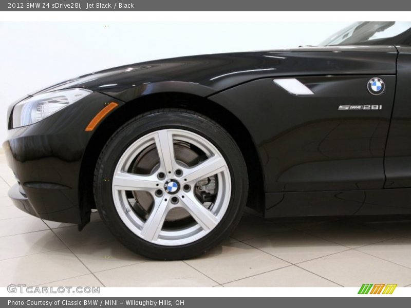 Jet Black / Black 2012 BMW Z4 sDrive28i