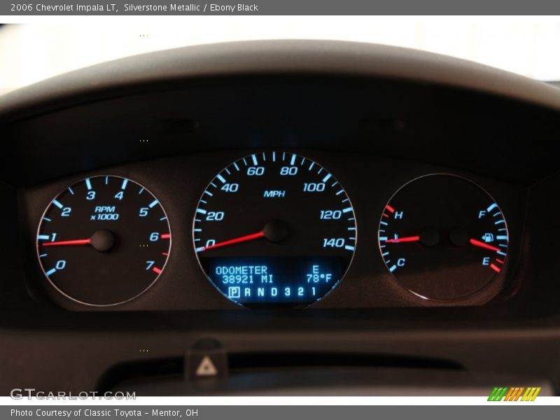 Silverstone Metallic / Ebony Black 2006 Chevrolet Impala LT