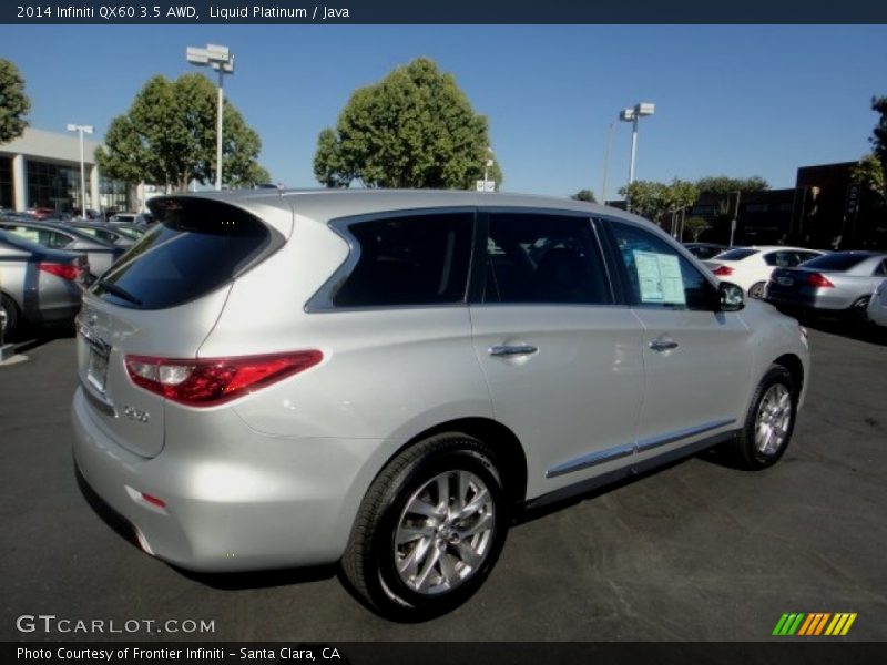 Liquid Platinum / Java 2014 Infiniti QX60 3.5 AWD