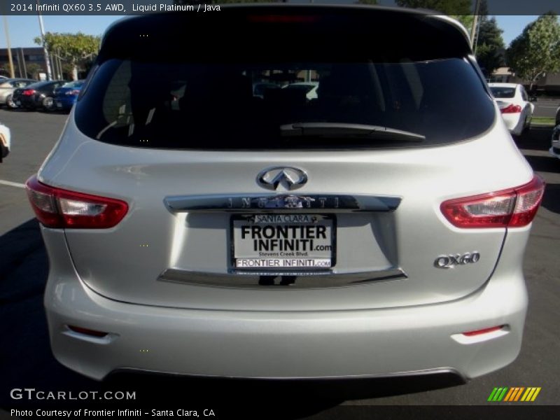 Liquid Platinum / Java 2014 Infiniti QX60 3.5 AWD