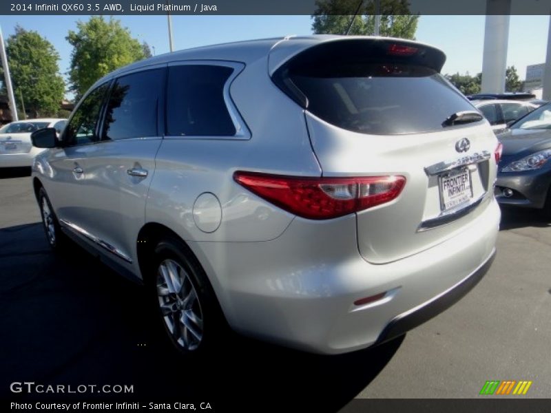 Liquid Platinum / Java 2014 Infiniti QX60 3.5 AWD