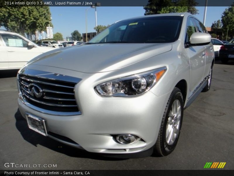 Liquid Platinum / Java 2014 Infiniti QX60 3.5 AWD