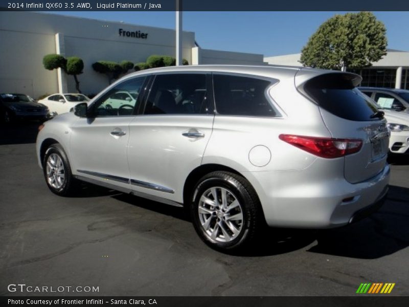 Liquid Platinum / Java 2014 Infiniti QX60 3.5 AWD