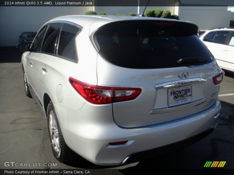 Liquid Platinum / Java 2014 Infiniti QX60 3.5 AWD