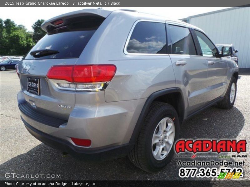 Billet Silver Metallic / Black 2015 Jeep Grand Cherokee Laredo