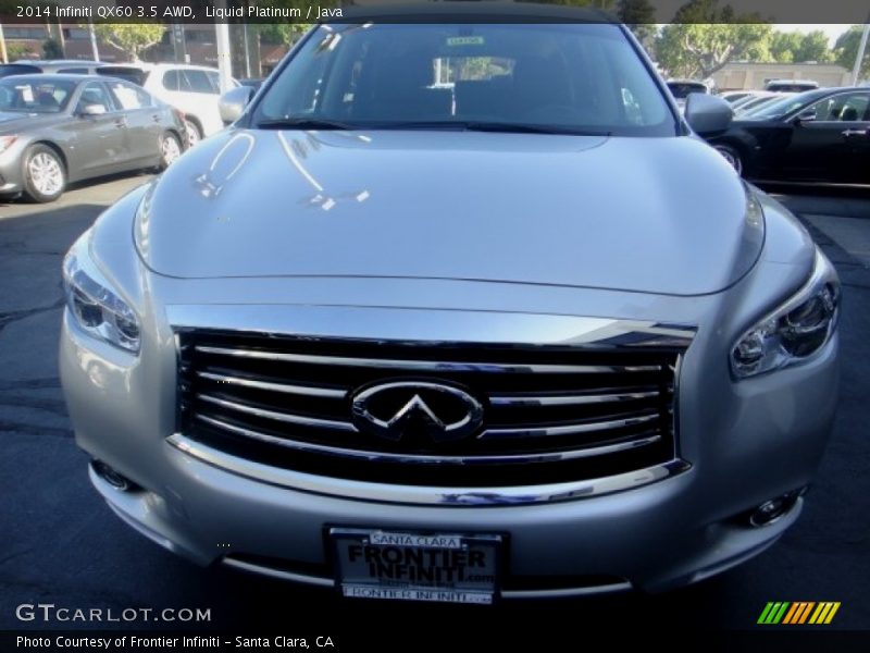 Liquid Platinum / Java 2014 Infiniti QX60 3.5 AWD